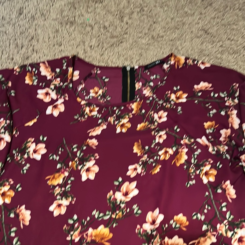 Papermoon floral blouse size XL